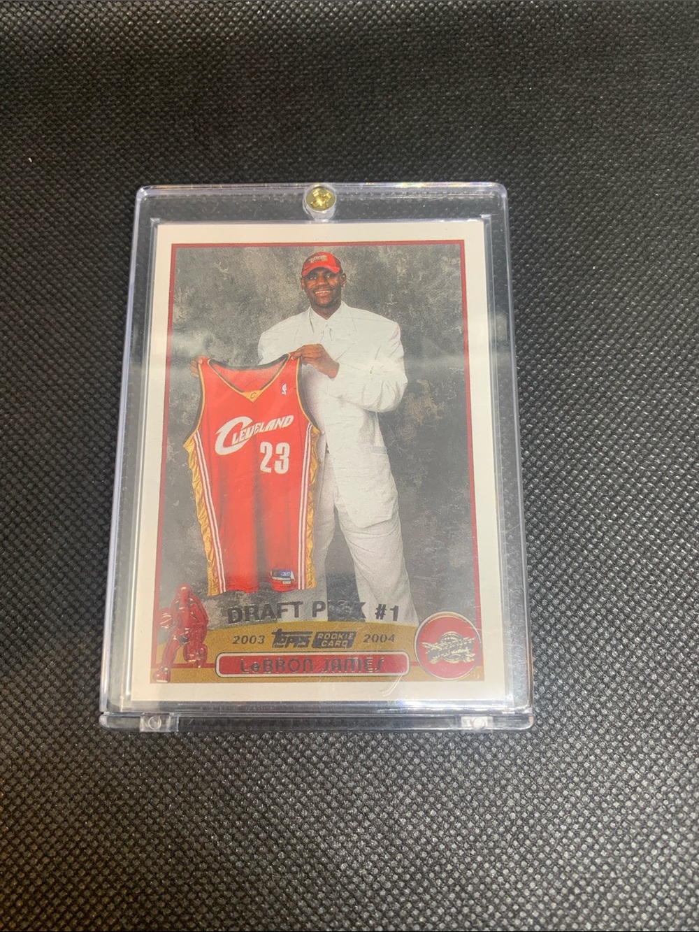 LeBron James 2003 Topps NBA #1 Draft Pick Rookie Cleveland Cavaliers LA Lakers - Picture 4 of 5